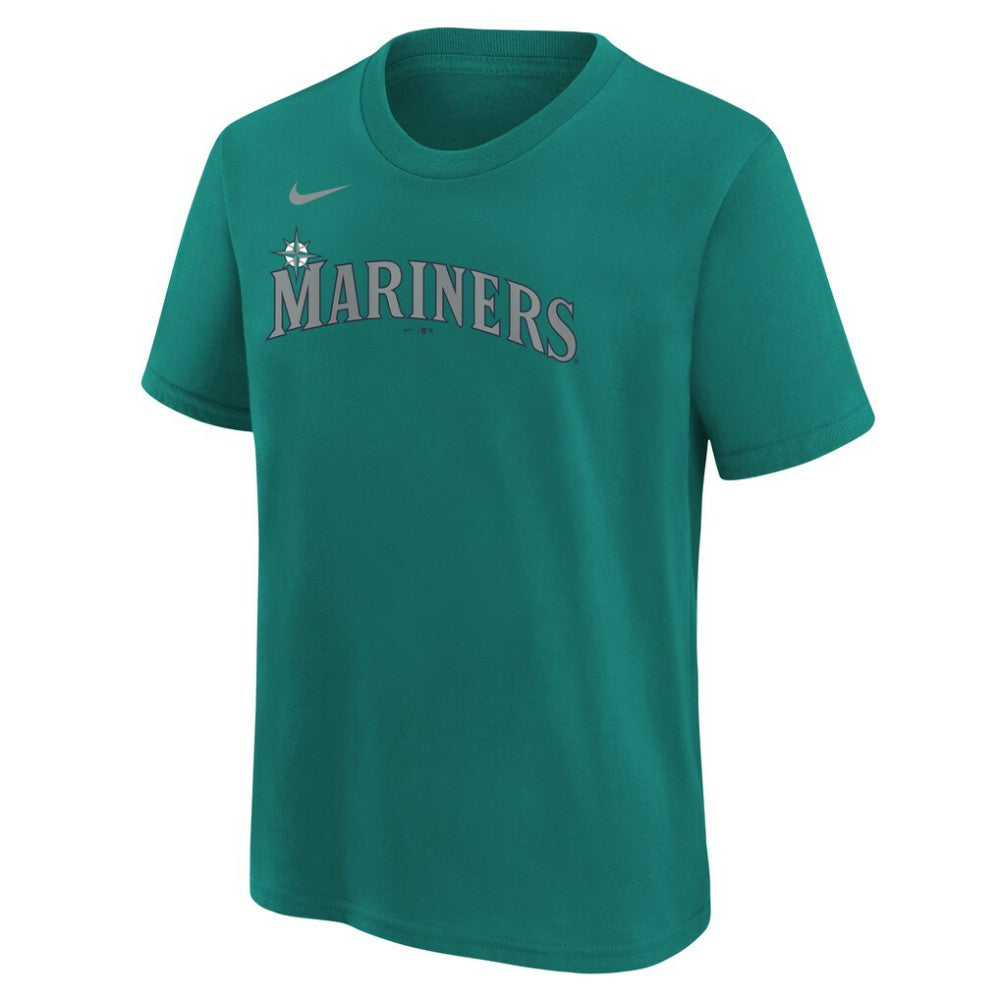 Julio Rodríguez Seattle Mariners Nike Youth Name & Number T-Shirt | MLB Online