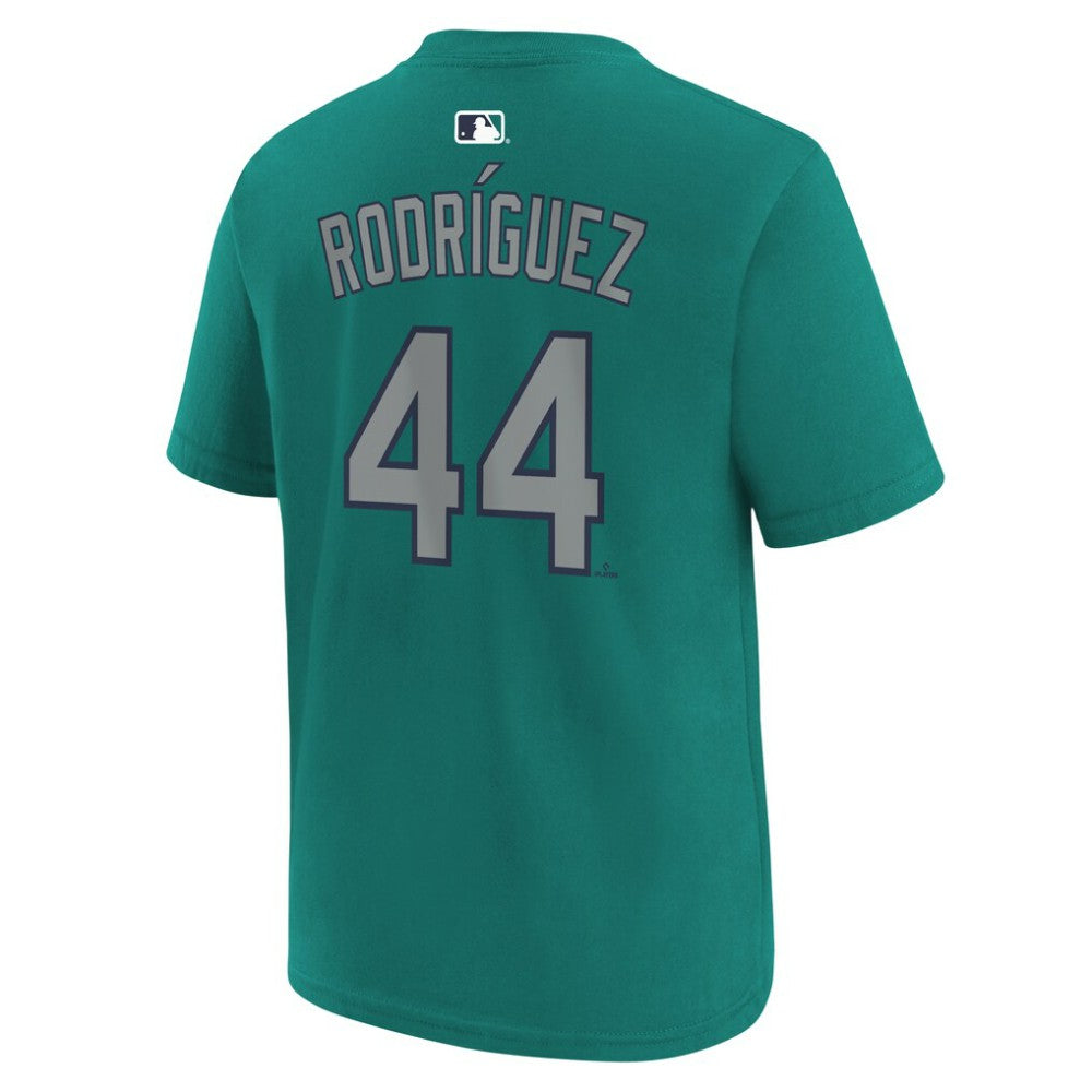 Julio Rodríguez Seattle Mariners Nike Youth Name & Number T-Shirt | MLB Online