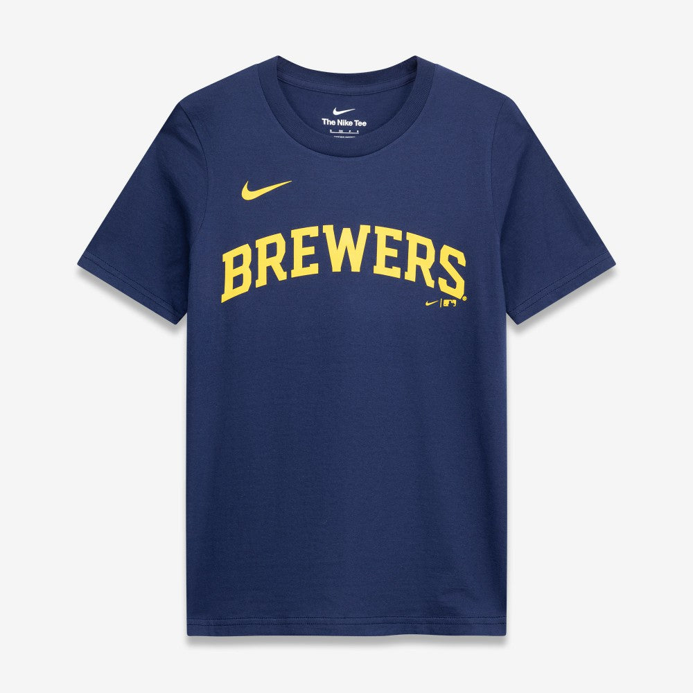 Jackson Chourio Milwaukee Brewers Nike Youth Name & Number T-Shirt | MLB US