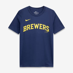Jackson Chourio Milwaukee Brewers Nike Youth Name & Number T-Shirt | MLB US