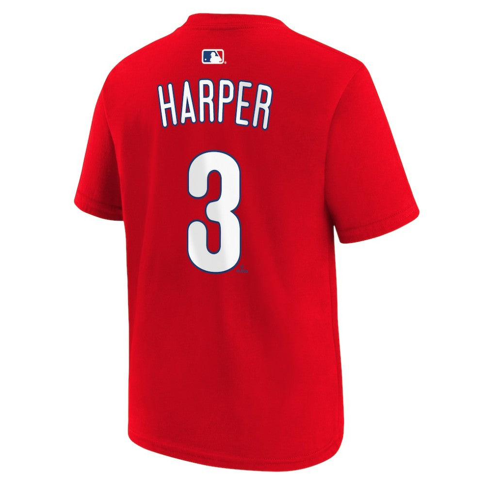Bryce Harper Philadelphia Phillies Nike Youth Name & Number T-Shirt | MLB Shop
