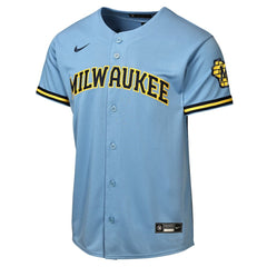 Milwaukee Brewers Nike Youth Road Stadium Jersey | MLB Near me