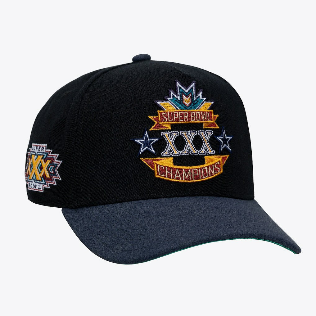 Dallas Cowboys Mitchell & Ness Super Bowl XXX Champions Lux Pro Snapback