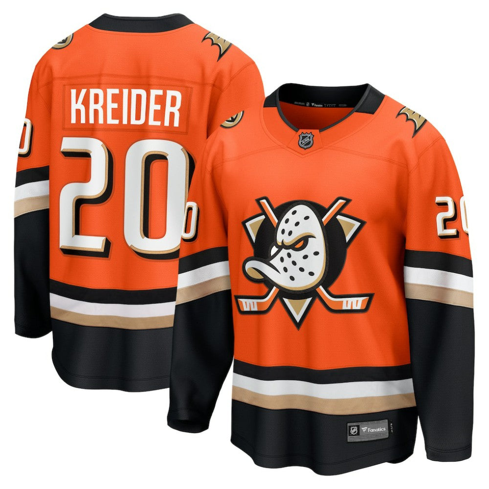 Chris Kreider Anaheim Ducks Fanatics Home Breakaway Jersey Outlet