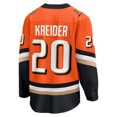 Chris Kreider Anaheim Ducks Fanatics Home Breakaway Jersey Outlet