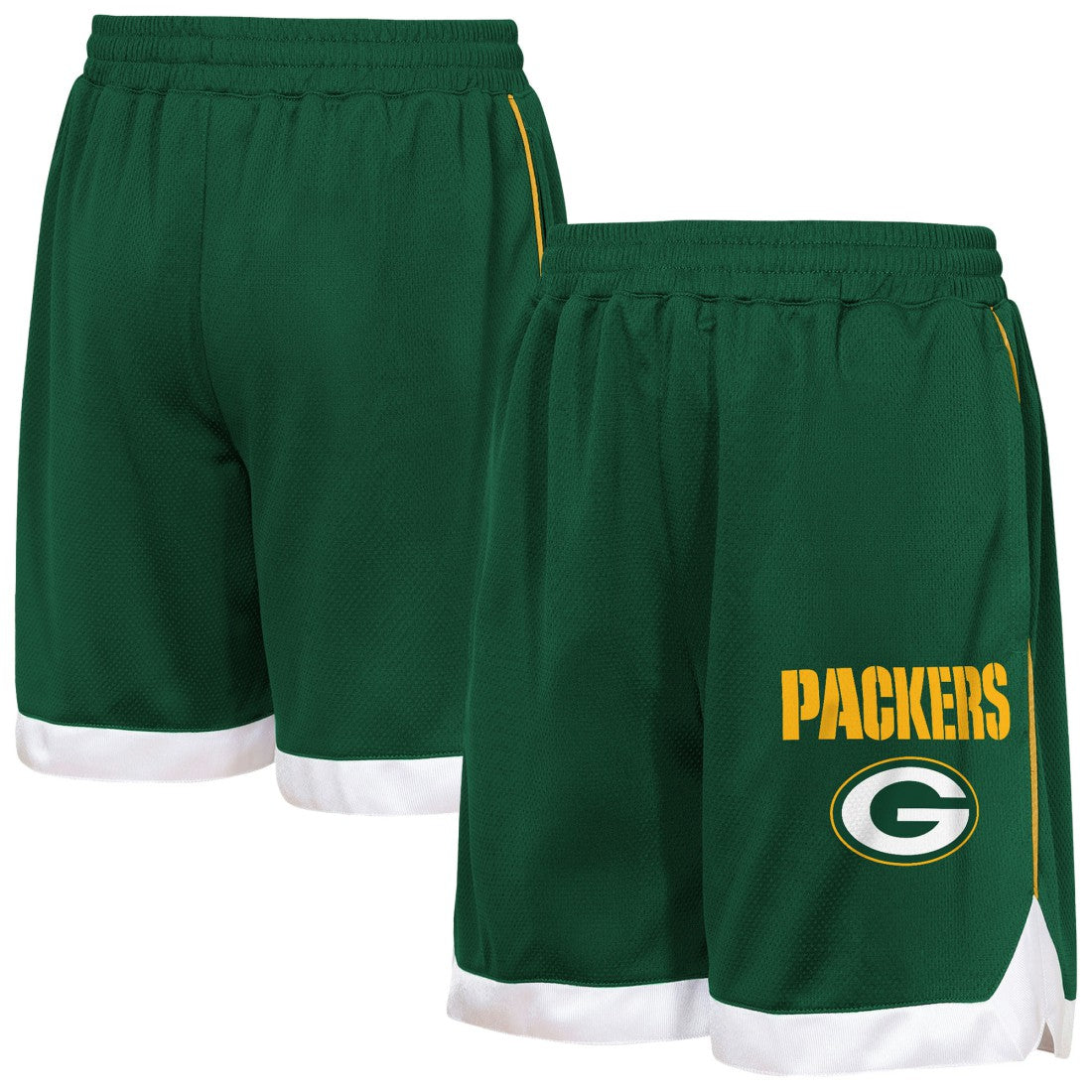 Green Bay Packers  Outerstuff Youth All Star Mesh Shorts