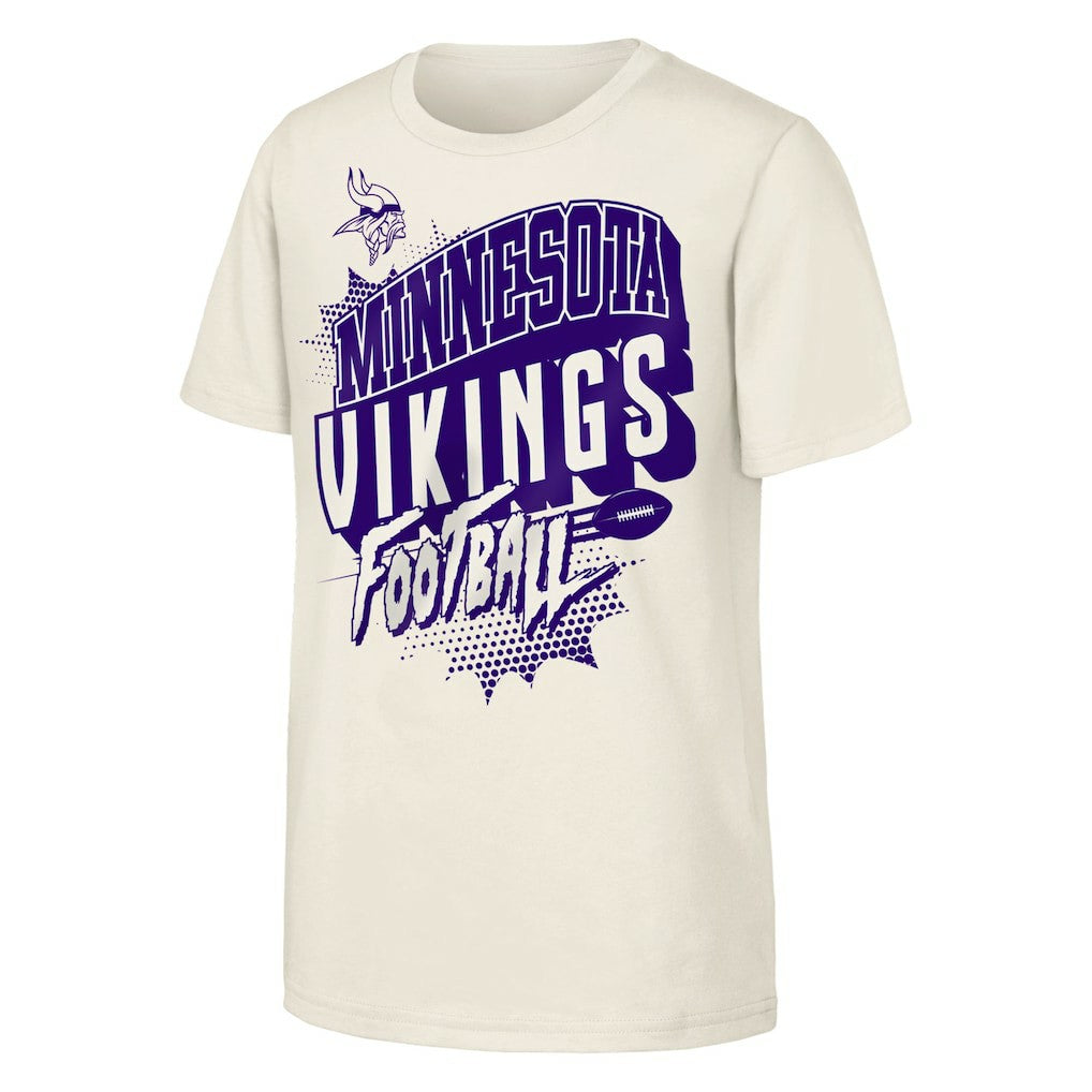 Minnesota Vikings  Outerstuff Youth Action Comic T-Shirt