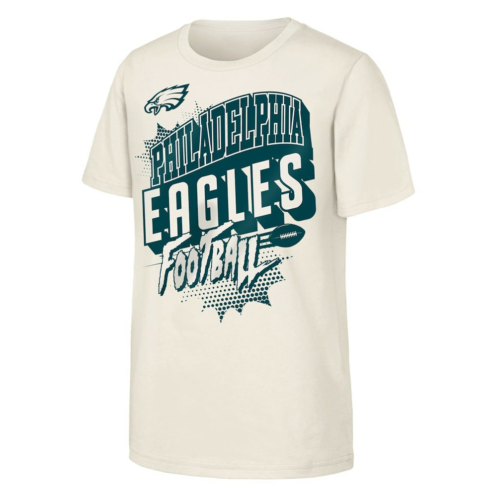 Philadelphia Eagles  Outerstuff Youth Action Comic T-Shirt