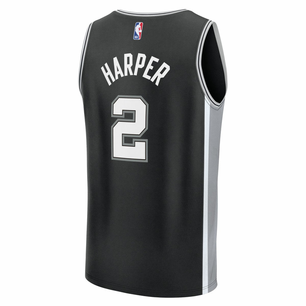 Dylan Harper San Antonio Spurs 2025 NBA Draft First Round Pick Fast Break Replica Jersey New