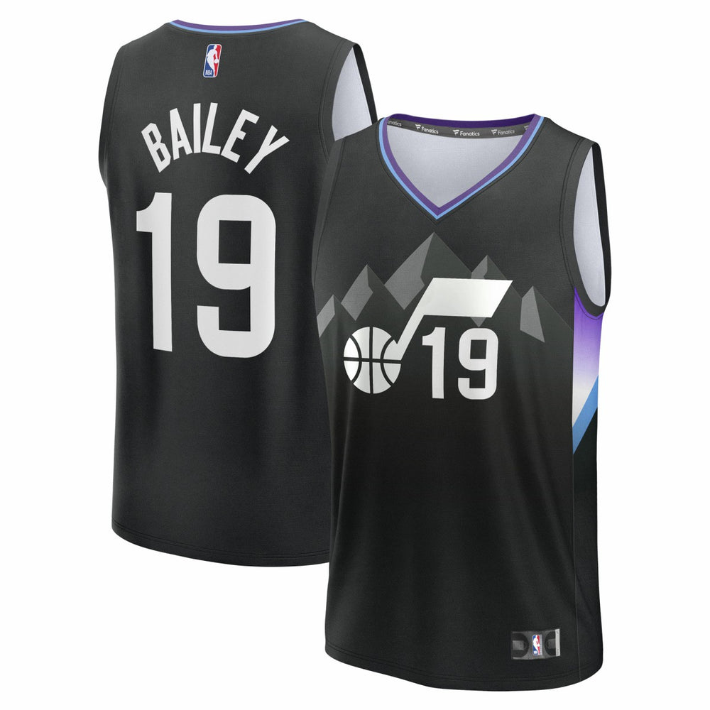 Ace Bailey Utah Jazz 2025 NBA Draft First Round Pick Fast Break Replica Jersey On Sale