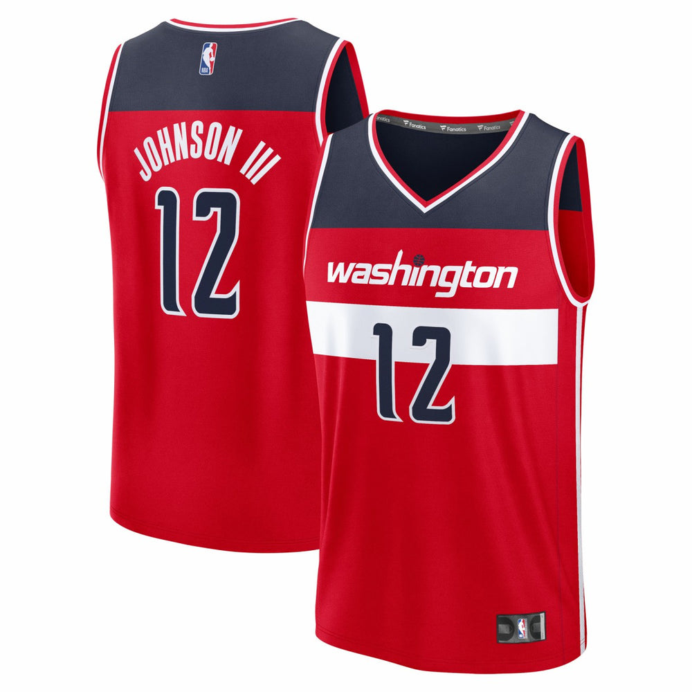 Tre Johnson III Washington Wizards Youth 2025 NBA Draft First Round Pick Fast Break Replica Jersey On Sale
