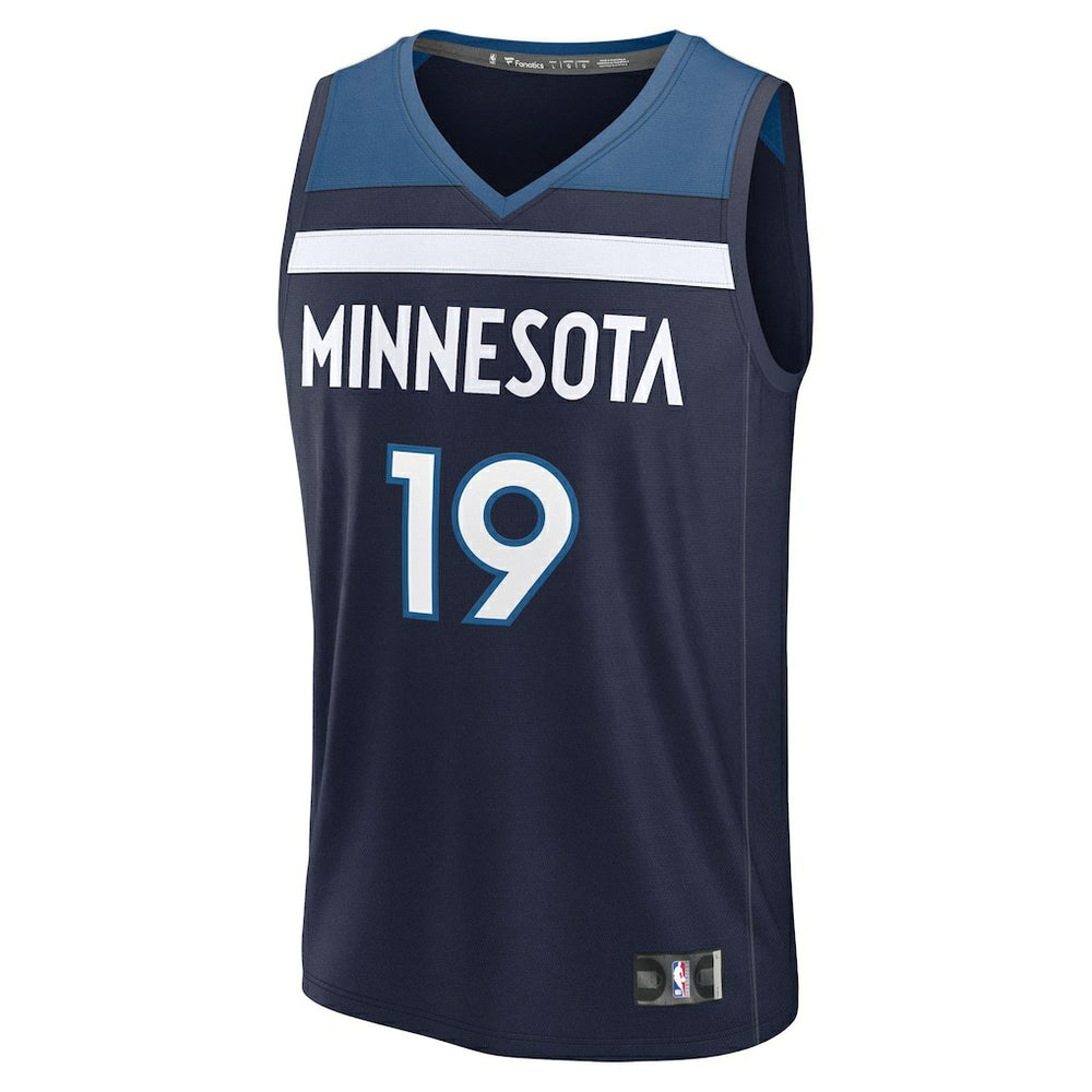 Joan Beringer Minnesota Timberwolves 2025 NBA Draft First Round Pick Fast Break Replica Jersey New
