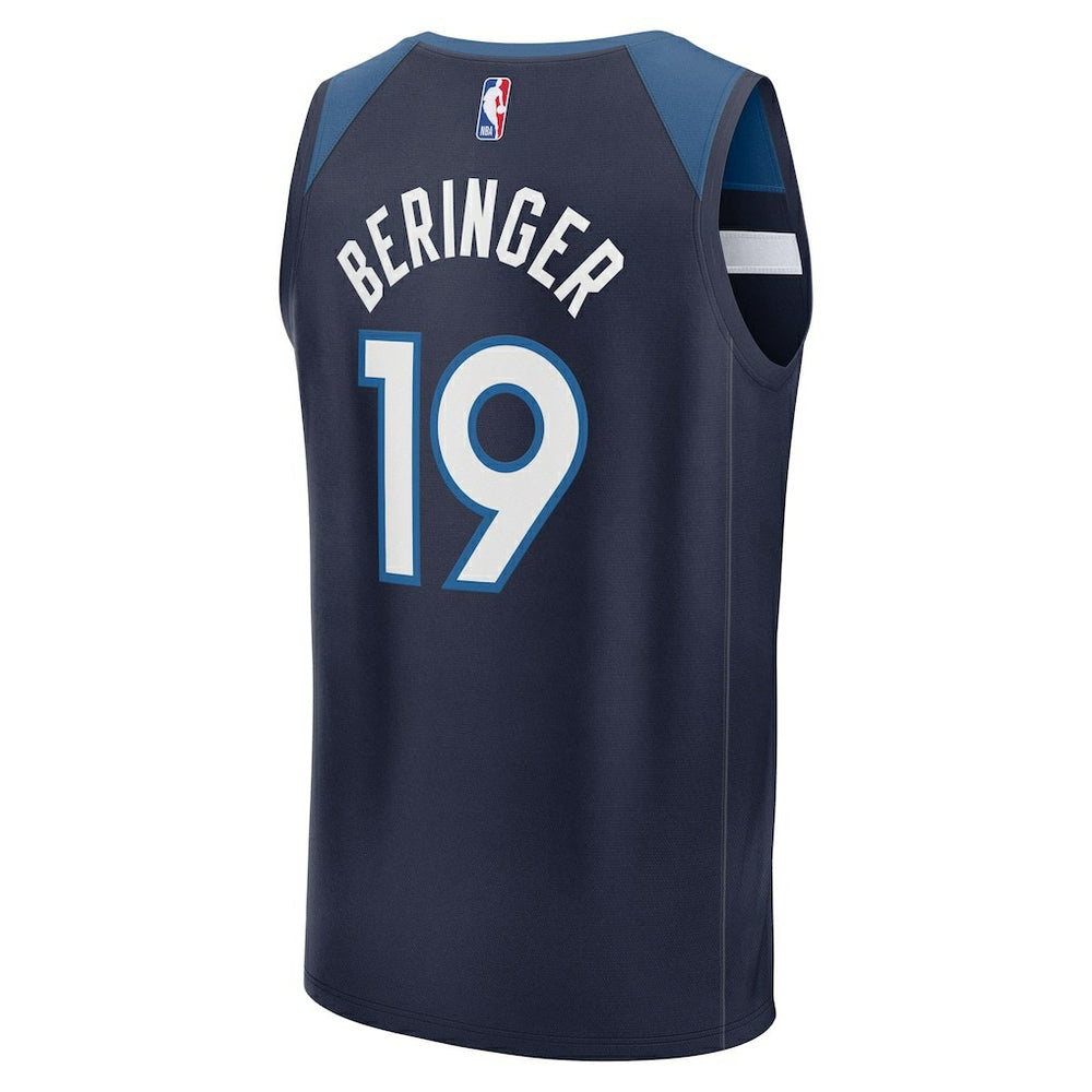 Joan Beringer Minnesota Timberwolves 2025 NBA Draft First Round Pick Fast Break Replica Jersey New