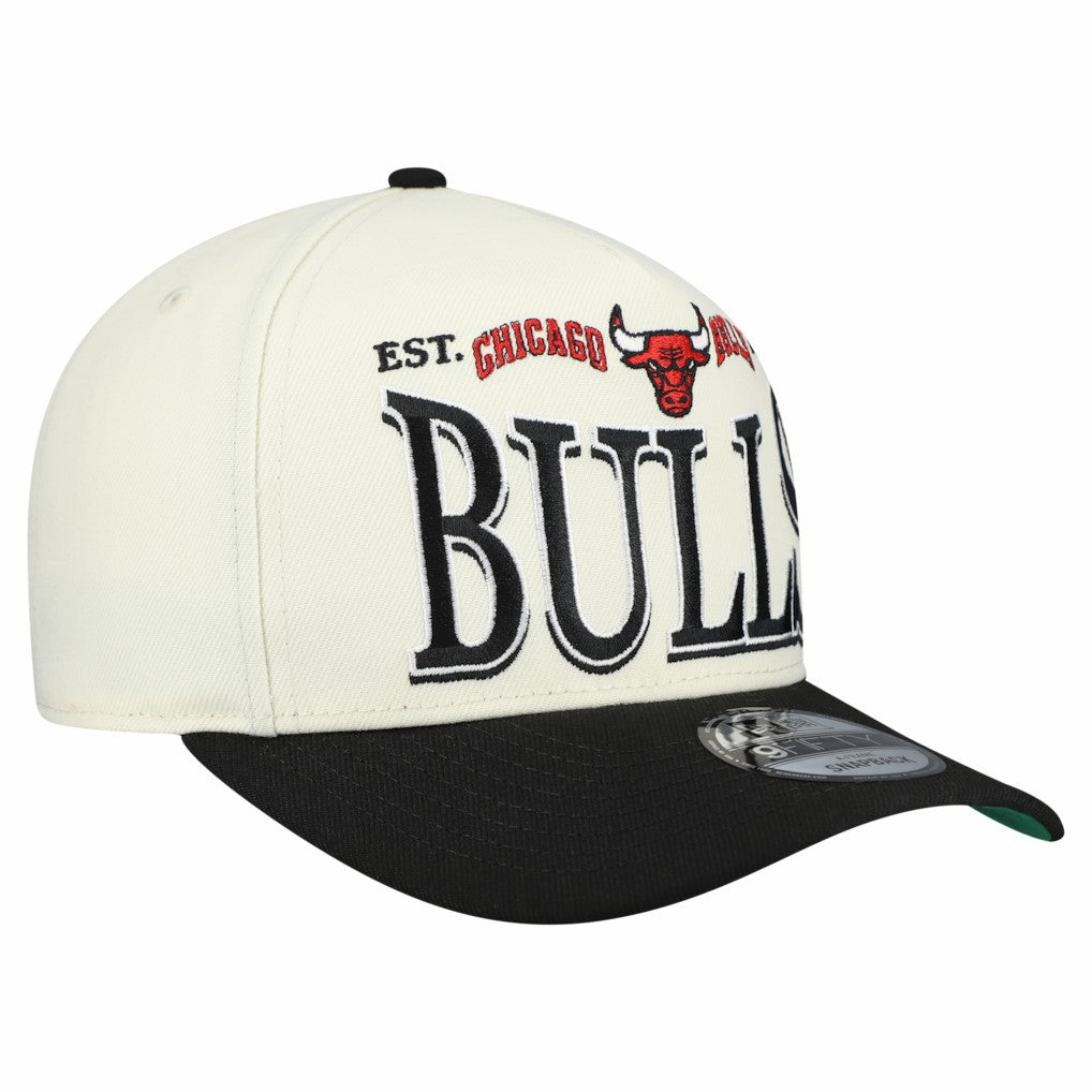 Chicago Bulls Stretched 2-Tone A-Frame 9FIFTY Adjustable Hat On Sale