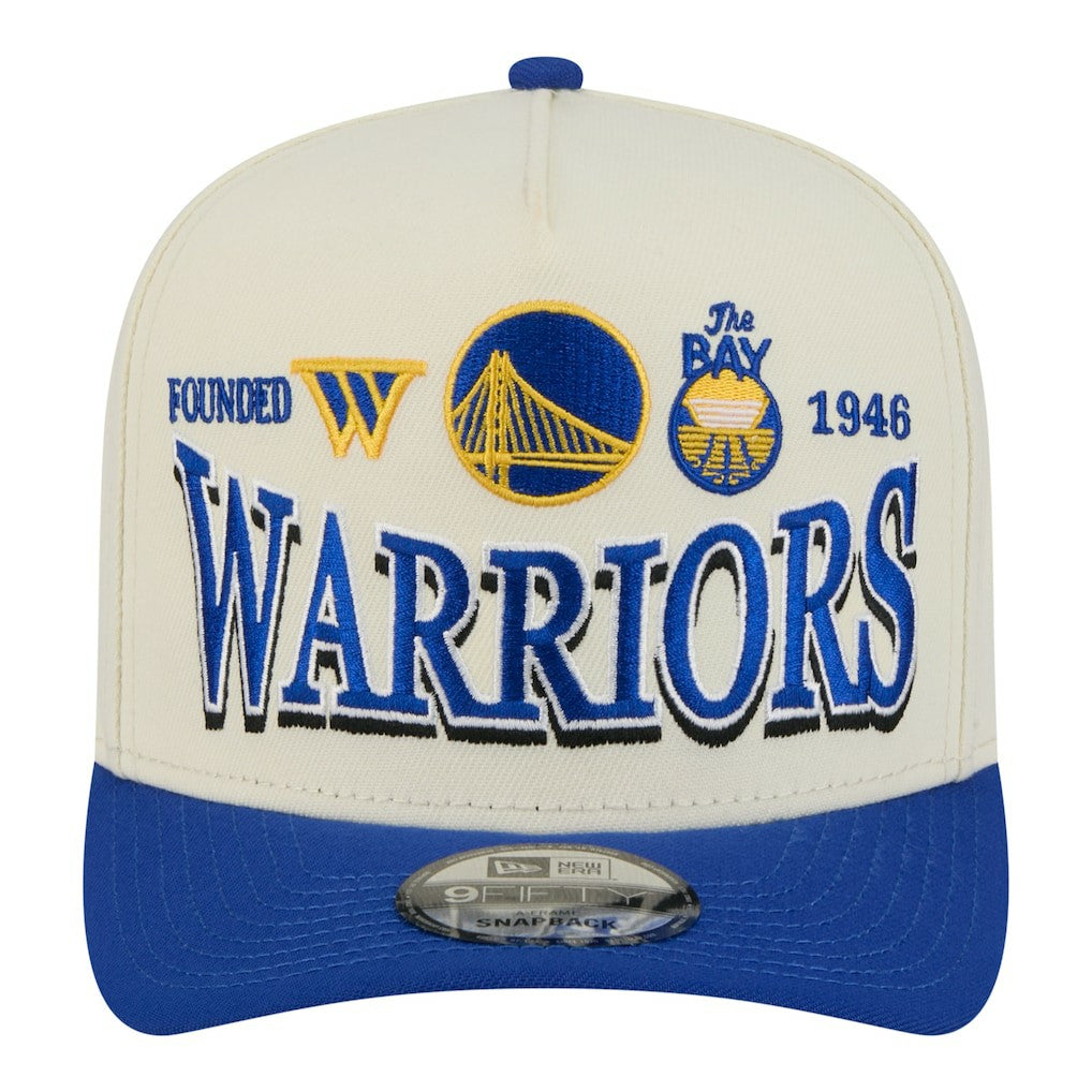 Golden State Warriors Stretched 2-Tone A-Frame 9FIFTY Adjustable Hat sale Outlet