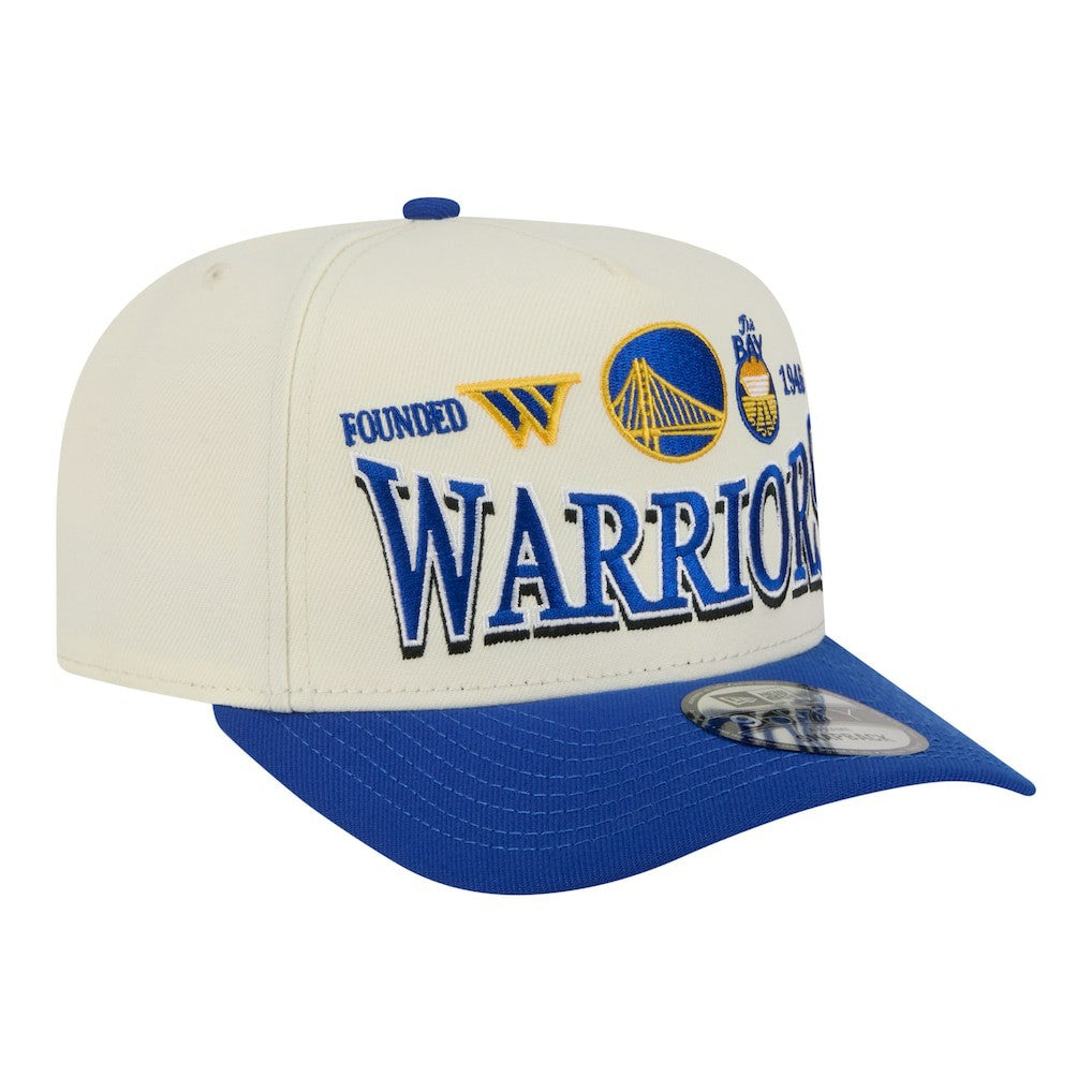 Golden State Warriors Stretched 2-Tone A-Frame 9FIFTY Adjustable Hat sale Outlet
