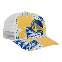 Golden State Warriors Fan Pack Tropical Pattern 9SEVENTY Adjustable Hat sale Discount