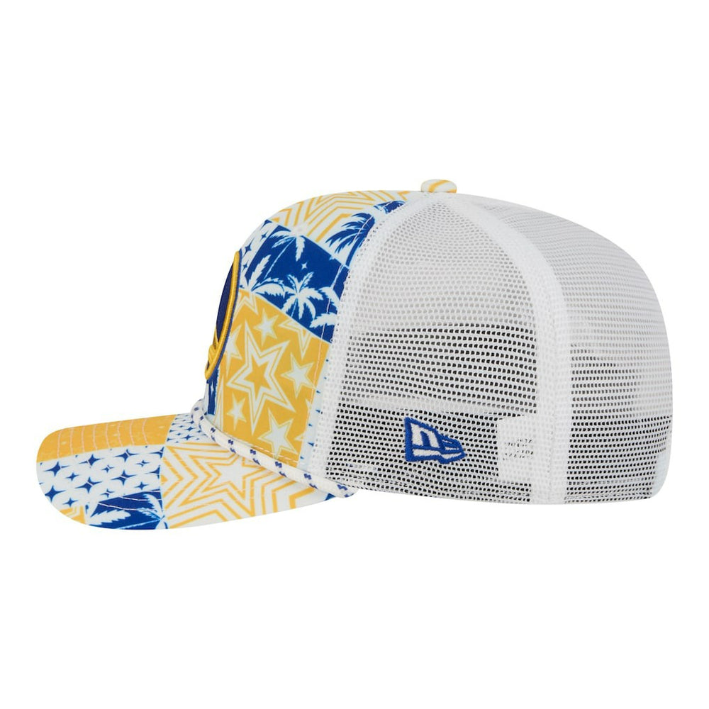 Golden State Warriors Fan Pack Tropical Pattern 9SEVENTY Adjustable Hat sale Discount
