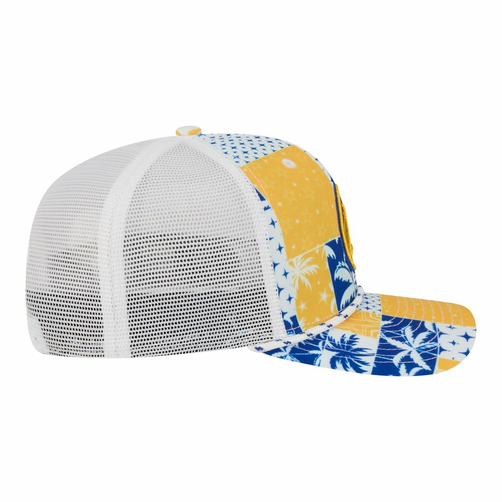 Golden State Warriors Fan Pack Tropical Pattern 9SEVENTY Adjustable Hat sale Discount