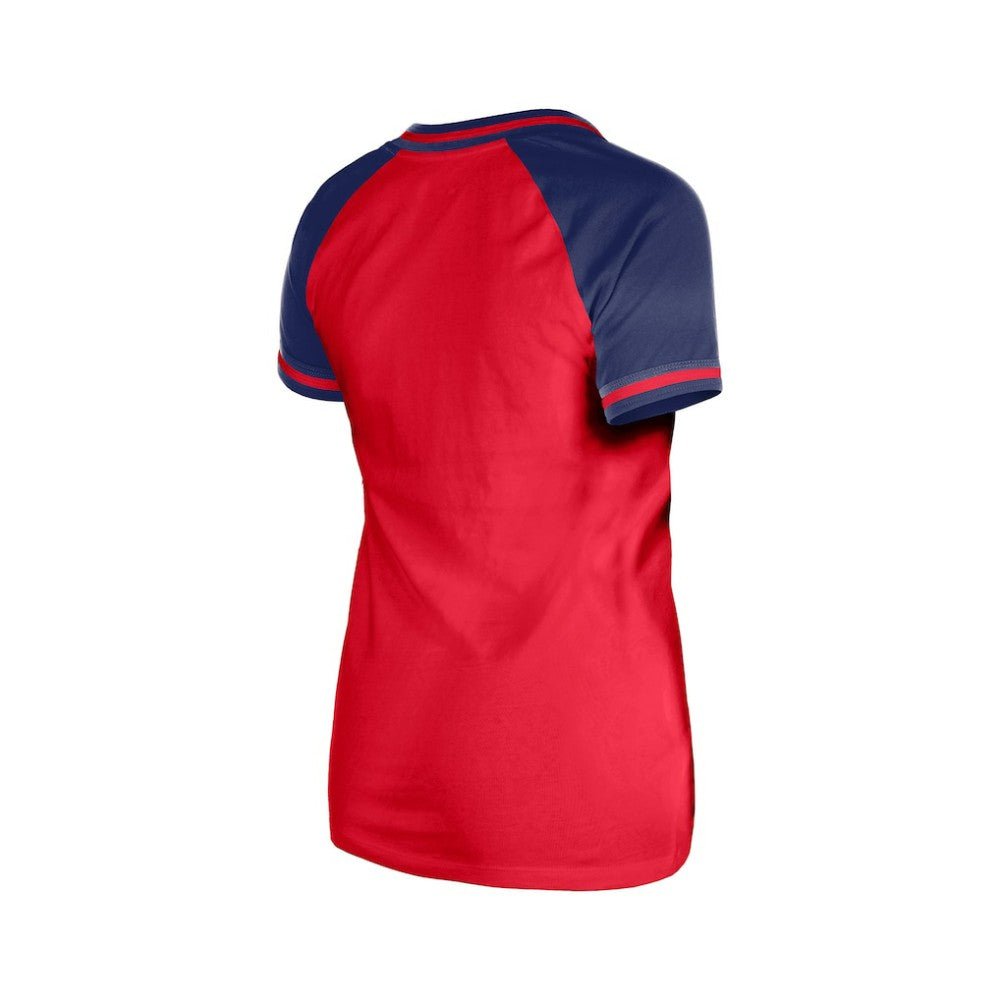 Philadelphia Phillies New Era Women's Gameday V-Neck T-Shirt | MLB On Sale