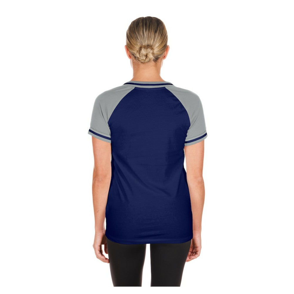 Los Angeles Dodgers New Era Women's Gameday V-Neck T-Shirt | MLB Discount