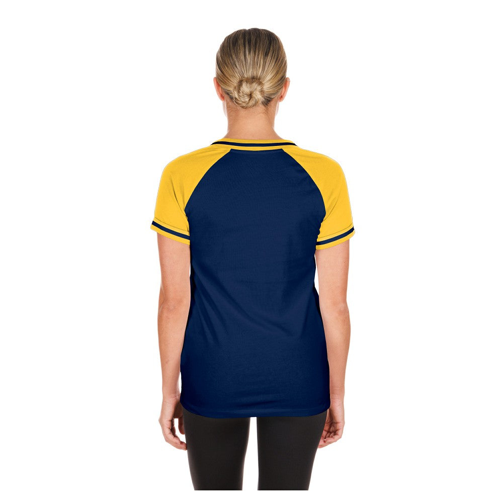 Milwaukee Brewers New Era Women's Gameday V-Neck T-Shirt | MLB Outlet