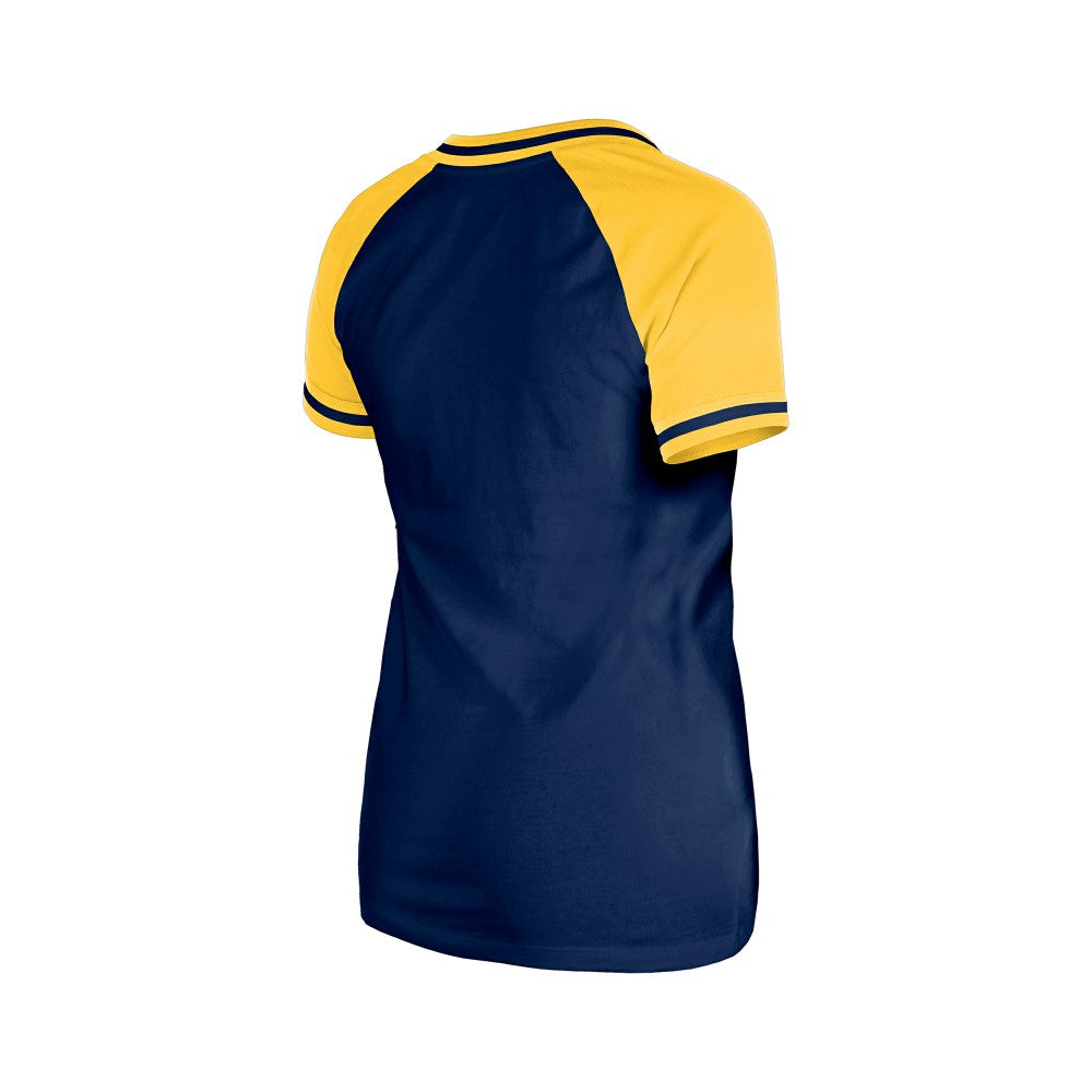 Milwaukee Brewers New Era Women's Gameday V-Neck T-Shirt | MLB Outlet
