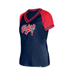 Minnesota Twins New Era Women's Gameday V-Neck T-Shirt | MLB US