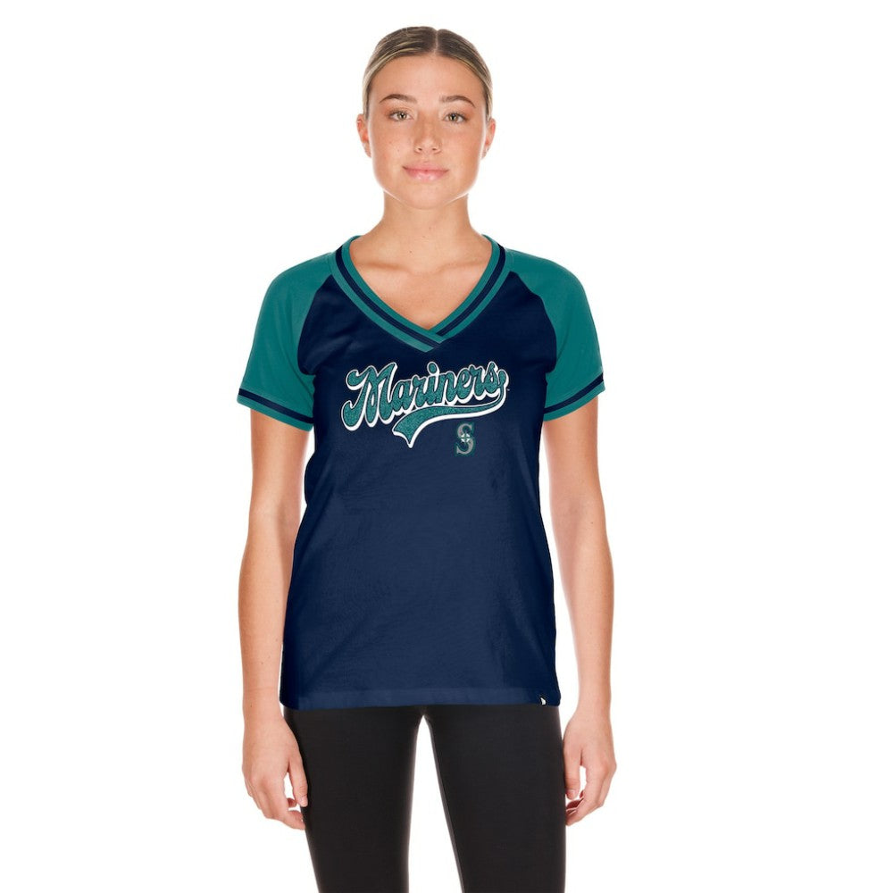 Seattle Mariners New Era Women's Gameday V-Neck T-Shirt | MLB Near me
