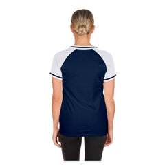 Chicago Cubs New Era Women's Gameday V-Neck T-Shirt | MLB US