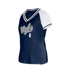 Chicago Cubs New Era Women's Gameday V-Neck T-Shirt | MLB US