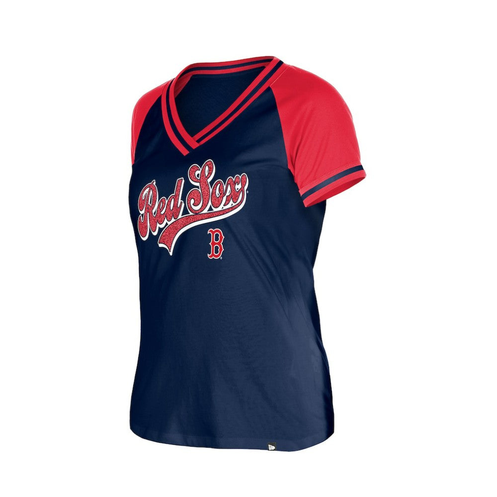 Boston Red Sox New Era Women's Gameday V-Neck T-Shirt | MLB For sale