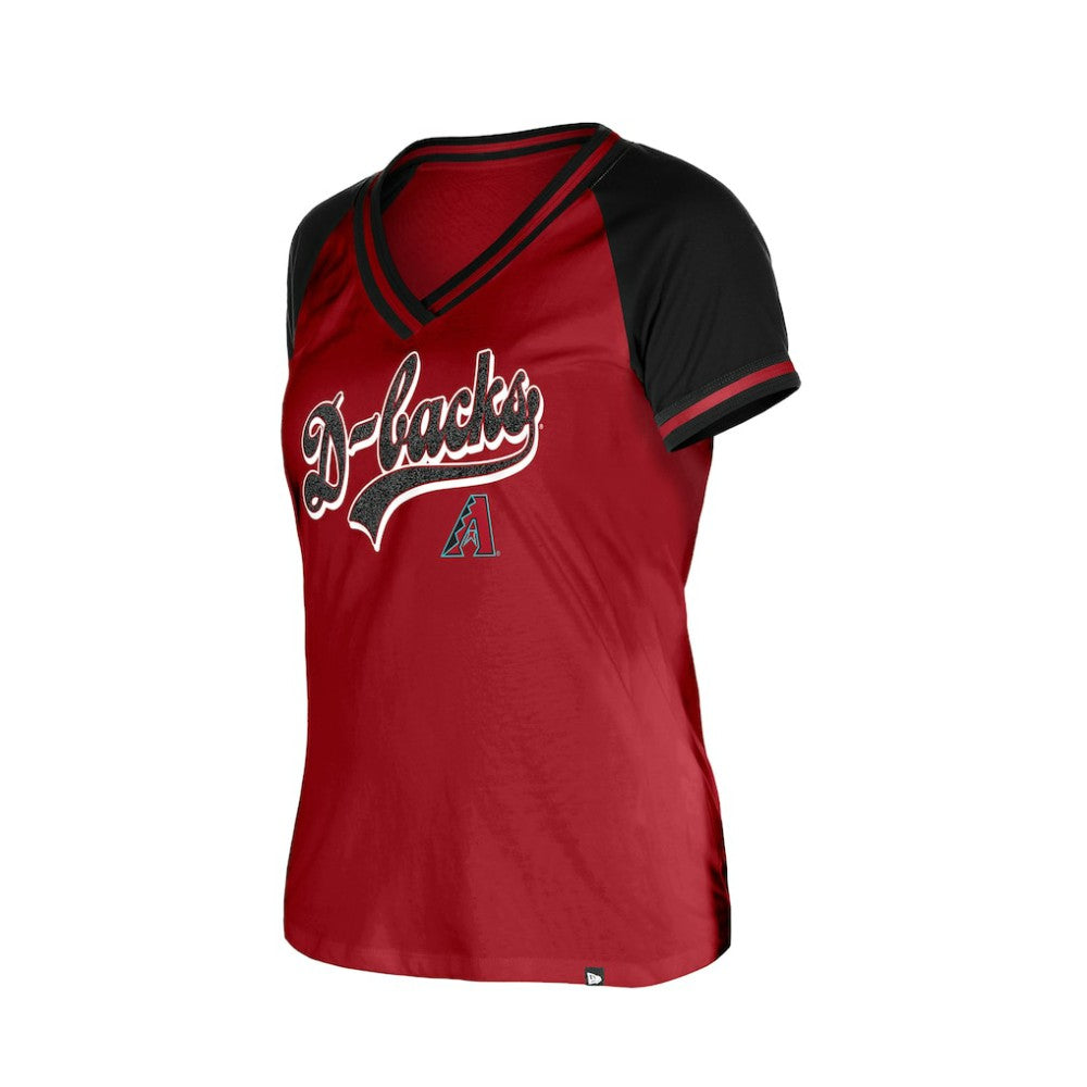 Arizona Diamondbacks New Era Women's Gameday V-Neck T-Shirt | MLB On Sale