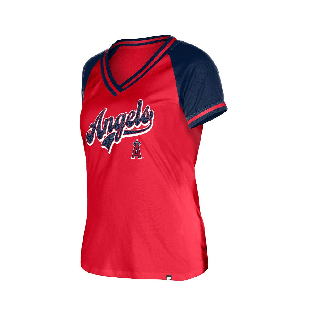 Los Angeles Angels New Era Women's Gameday V-Neck T-Shirt | MLB US