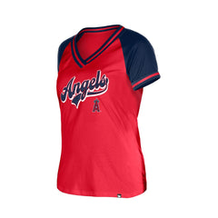 Los Angeles Angels New Era Women's Gameday V-Neck T-Shirt | MLB US