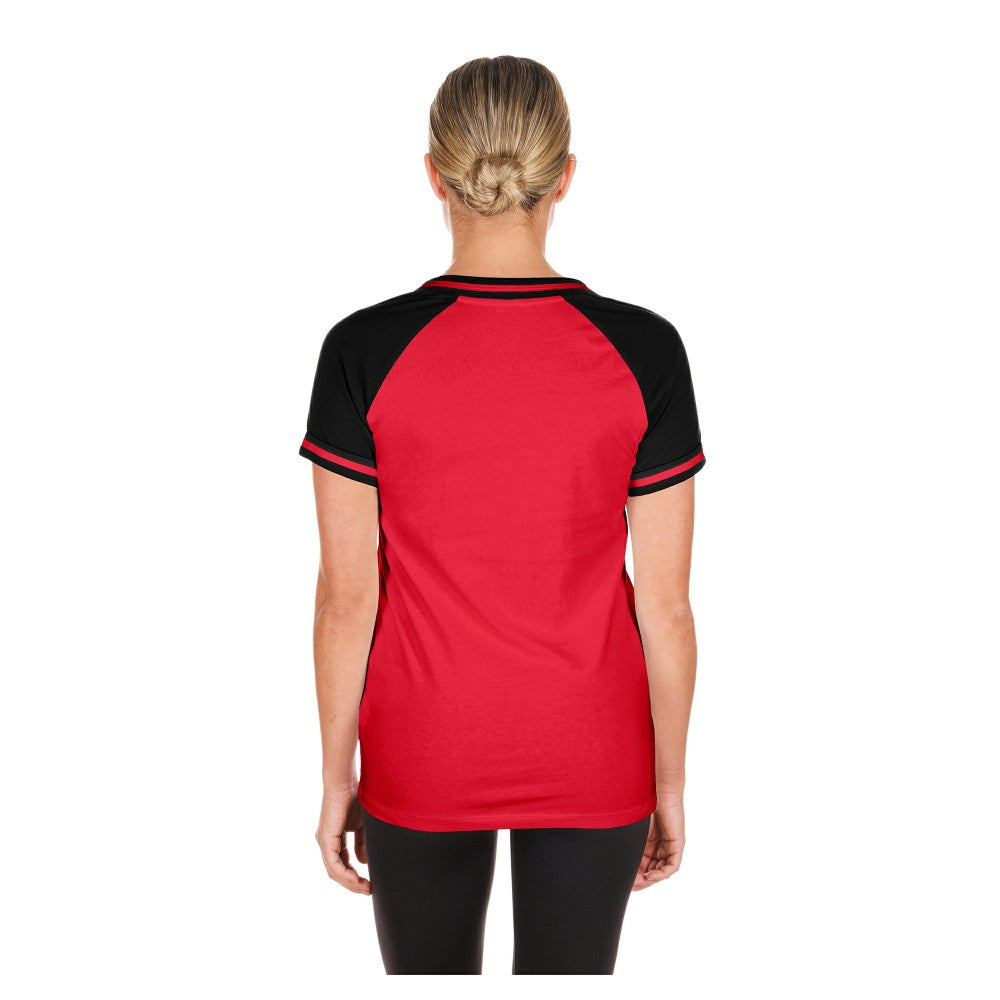 Cincinnati Reds New Era Women's Gameday V-Neck T-Shirt | MLB US