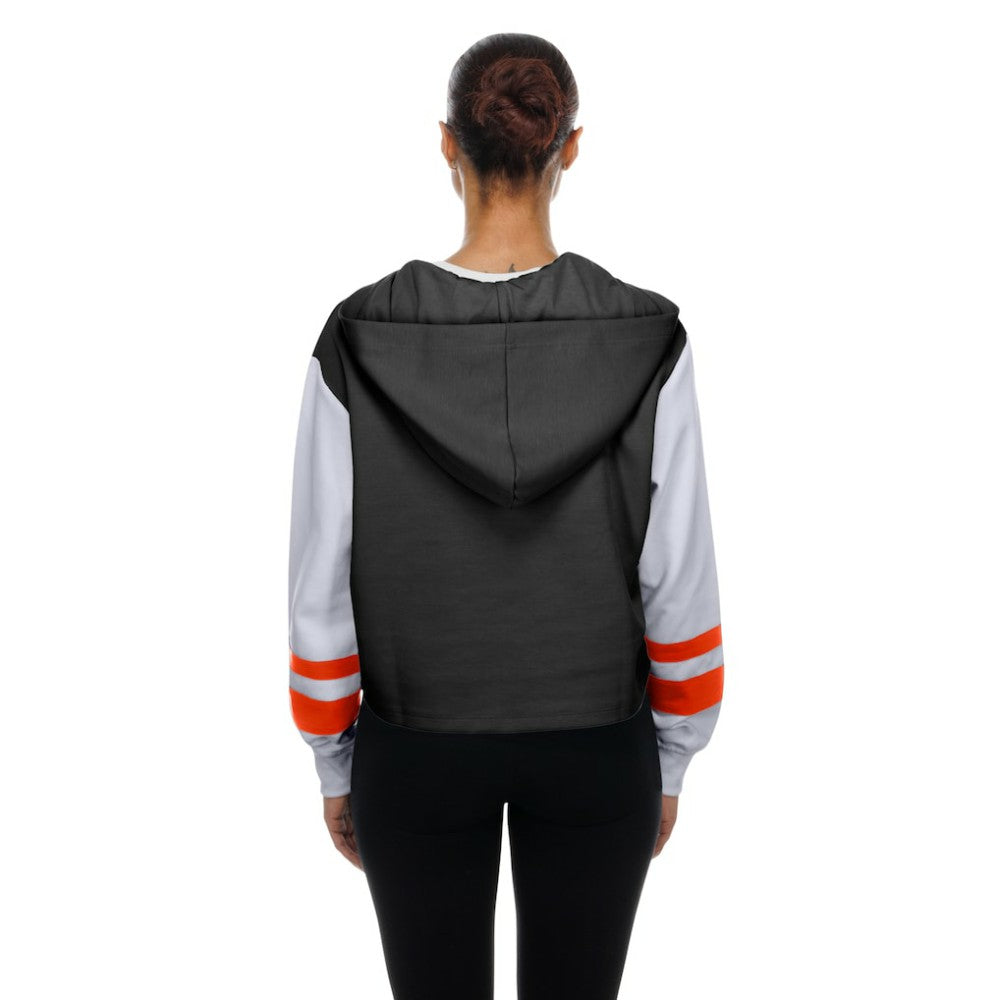 San Francisco Giants New Era Women's Boxy Lace-Up Hoodie | MLB New