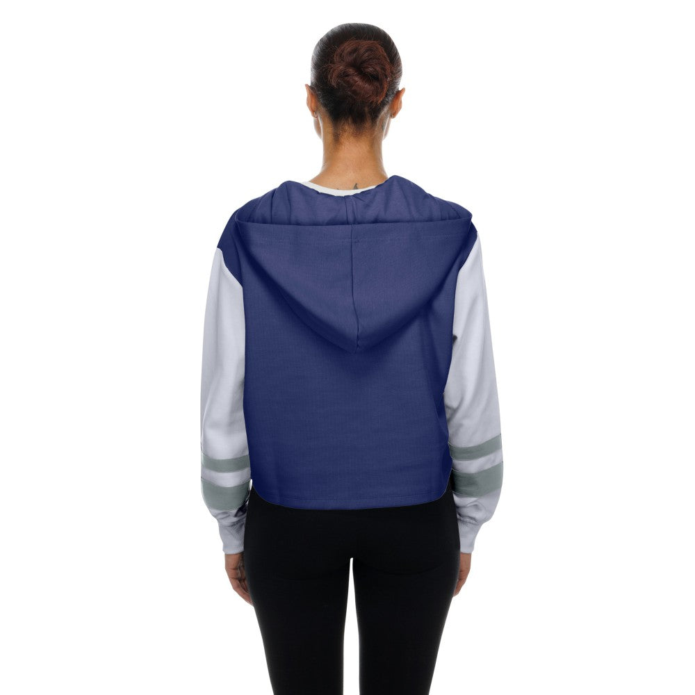 Los Angeles Dodgers New Era Women's Boxy Lace-Up Hoodie | MLB New