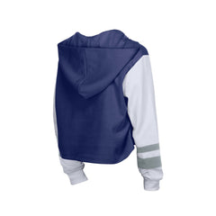 Los Angeles Dodgers New Era Women's Boxy Lace-Up Hoodie | MLB New
