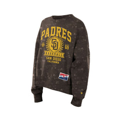 San Diego Padres New Era Women's Throwback Oversized Boxy Sweatshirt | MLB For sale