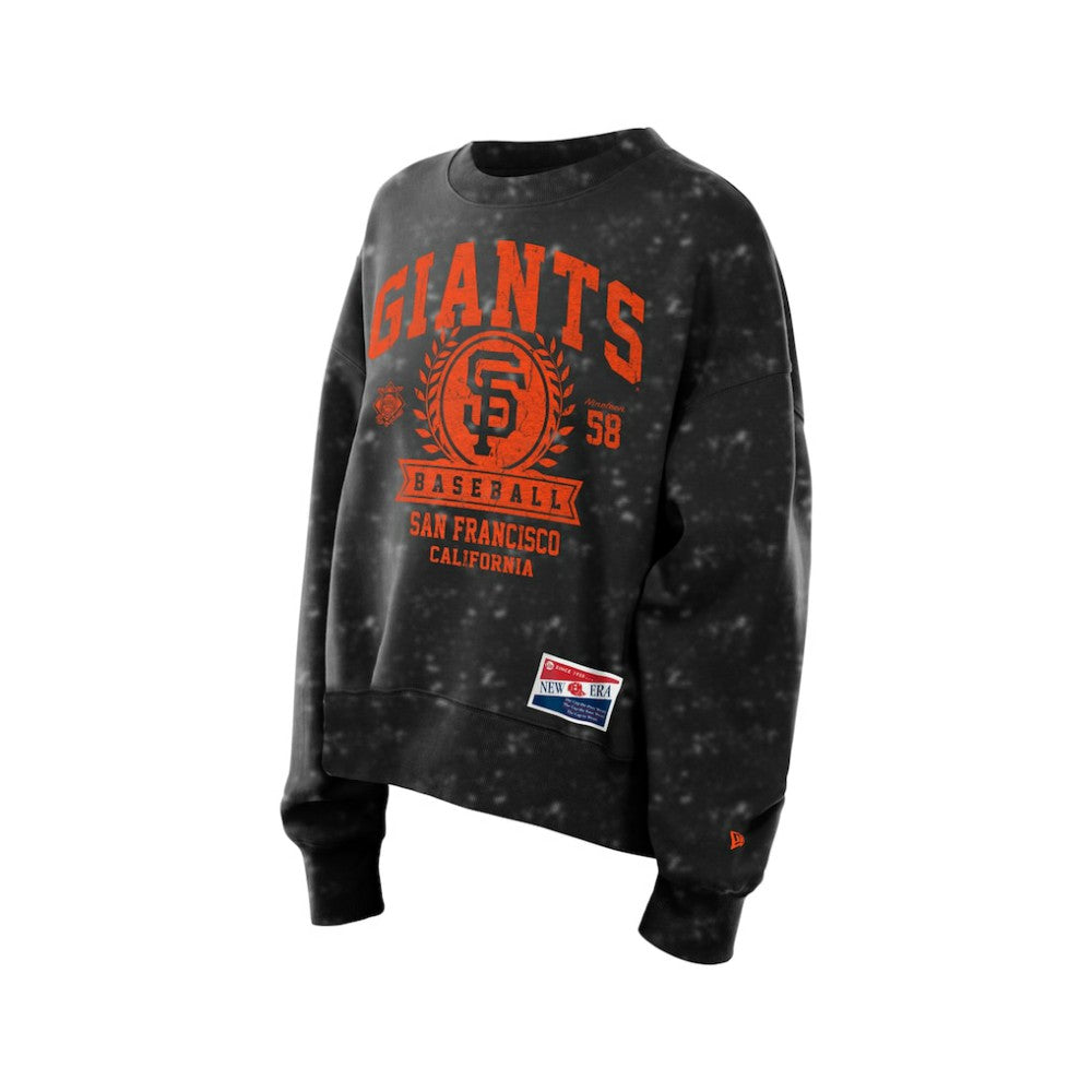 San Francisco Giants New Era Women's Throwback Oversized Boxy Sweatshirt | MLB Shop