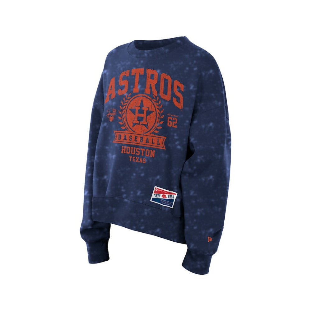 Houston Astros New Era Women's Throwback Oversized Boxy Sweatshirt | MLB Online