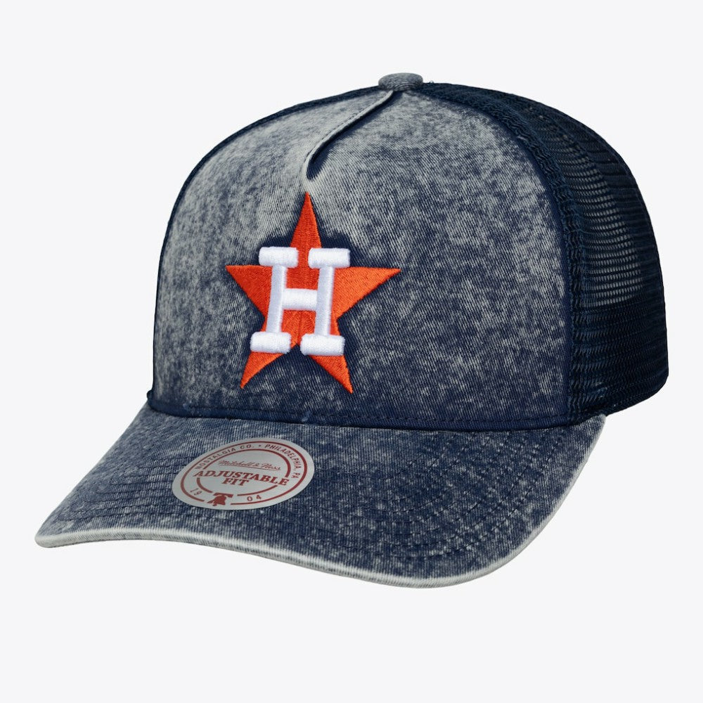 Houston Astros Mitchell & Ness Unisex Cooperstown Gameday Adjustable Trucker Hat | MLB US