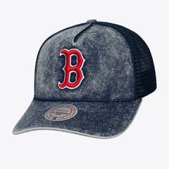 Boston Red Sox Mitchell & Ness Unisex Gameday Adjustable Trucker Hat | MLB On Sale