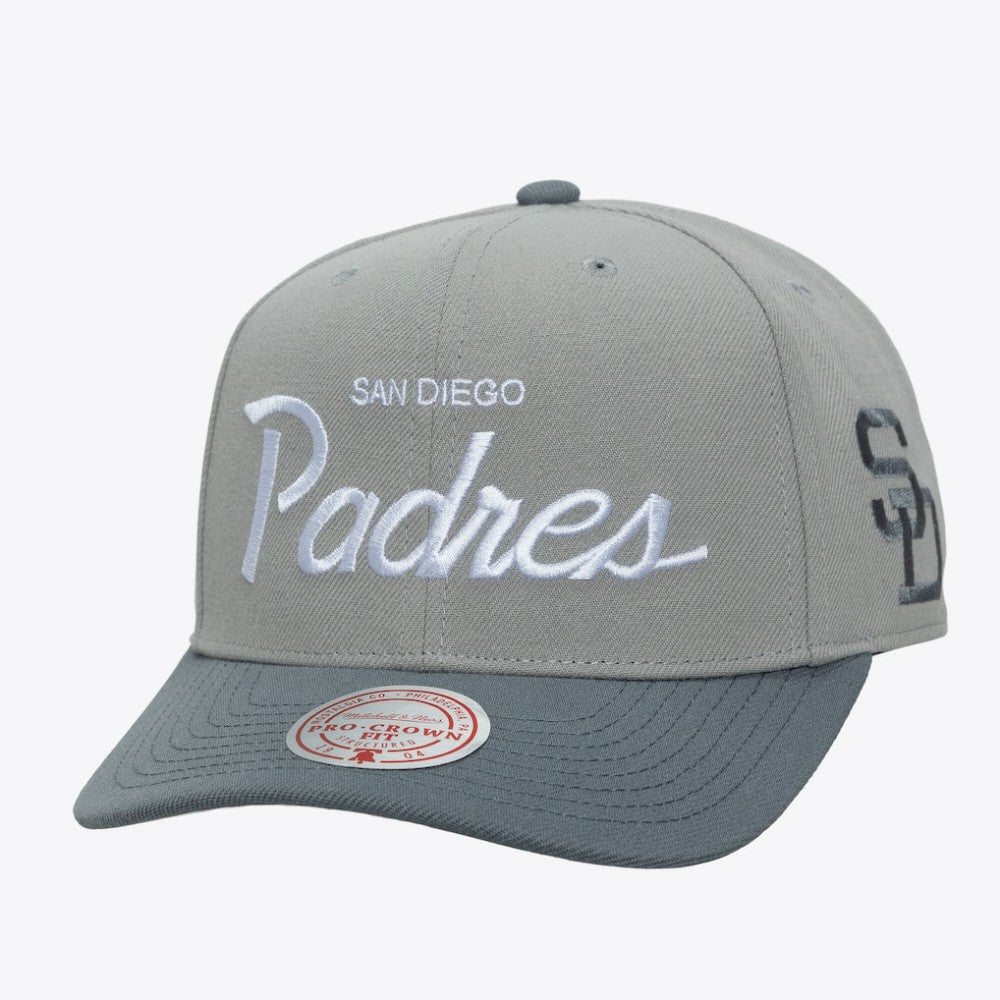 San Diego Padres Mitchell & Ness Cooperstown Thunderstorm Head Coach Pro-Crown Adjustable Hat | MLB New