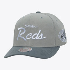 Cincinnati Reds Mitchell & Ness Cooperstown Thunderstorm Head Coach Pro-Crown Adjustable Hat | MLB US