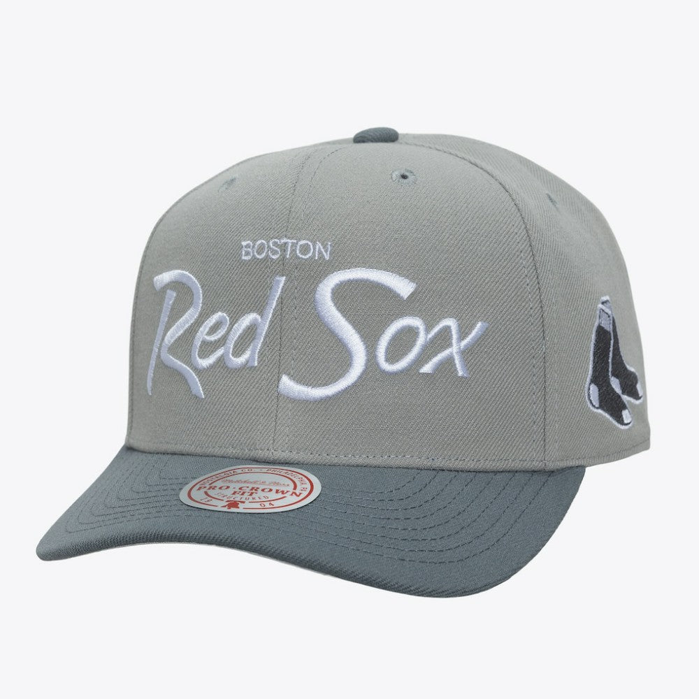 Boston Red Sox Mitchell & Ness Thunderstorm Head Coach Pro-Crown Adjustable Hat | MLB Near me