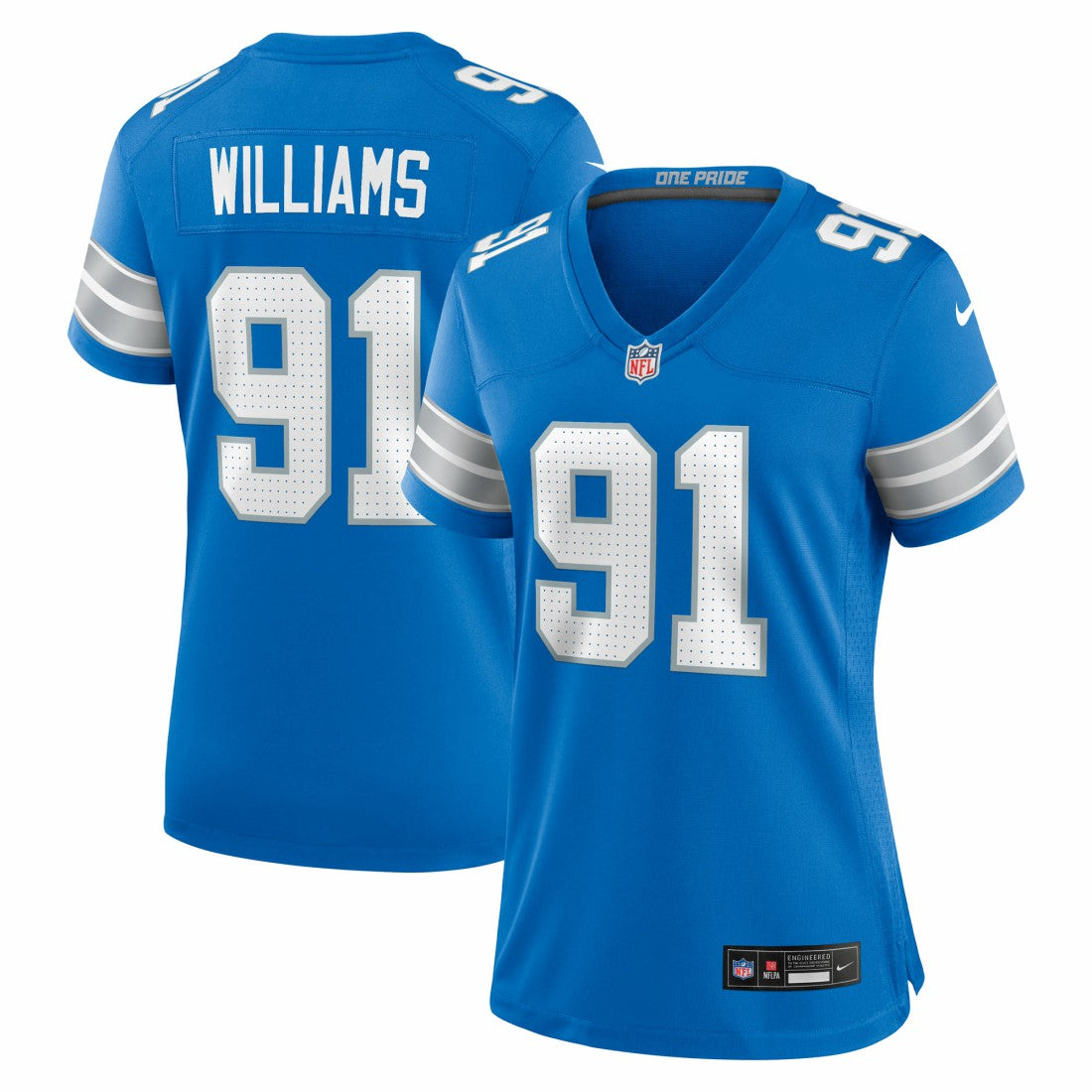 Detroit Lions Nike Tyleik Williams  Women's Team Game Jersey