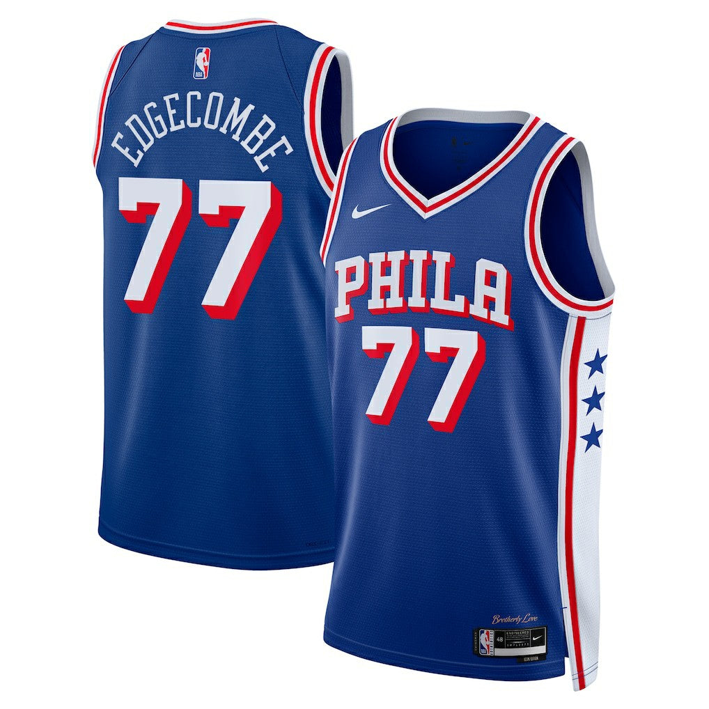 V. J. Edgecombe Philadelphia 76ers Unisex 2025 NBA Draft First Round Pick Swingman Jersey Online
