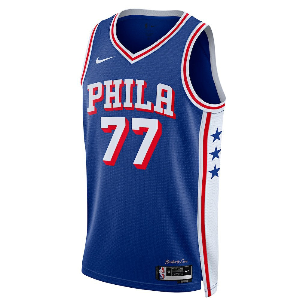 V. J. Edgecombe Philadelphia 76ers Unisex 2025 NBA Draft First Round Pick Swingman Jersey Online